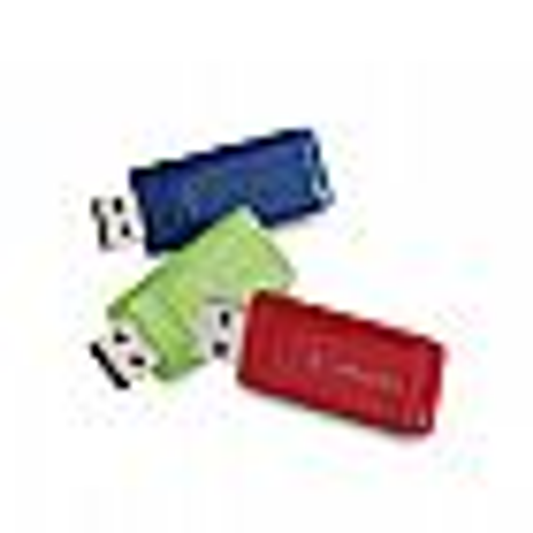 Verbatim Store 'n' Go USB Flash Drive, 99122, 16GB, Red, Blue, Green, 3PK