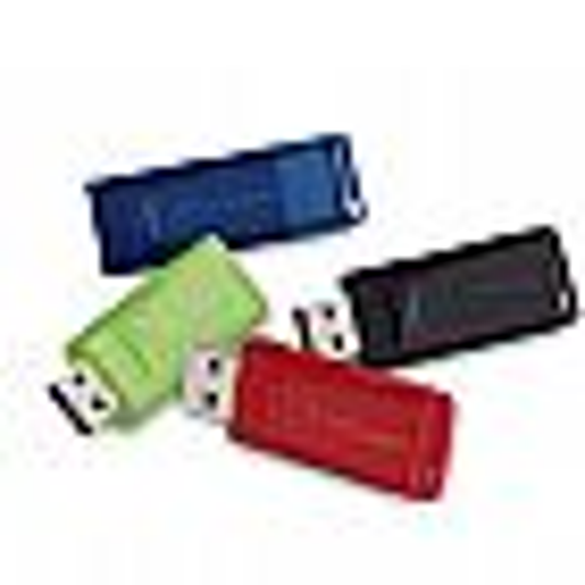 Verbatim Store 'n' Go USB Flash Drive, 99123, 16GB, , Blue, Green, Red, Black