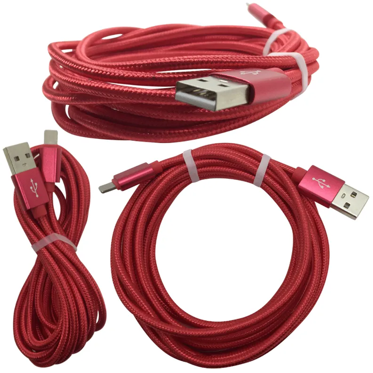 XL Lightning Cables Multiple Colors 10FT