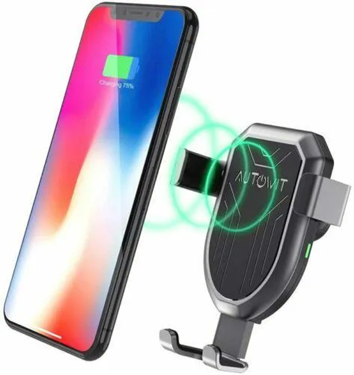 Wireless Gravity Car Charger Air Vent Mount Fast Charge Car Phone Holder