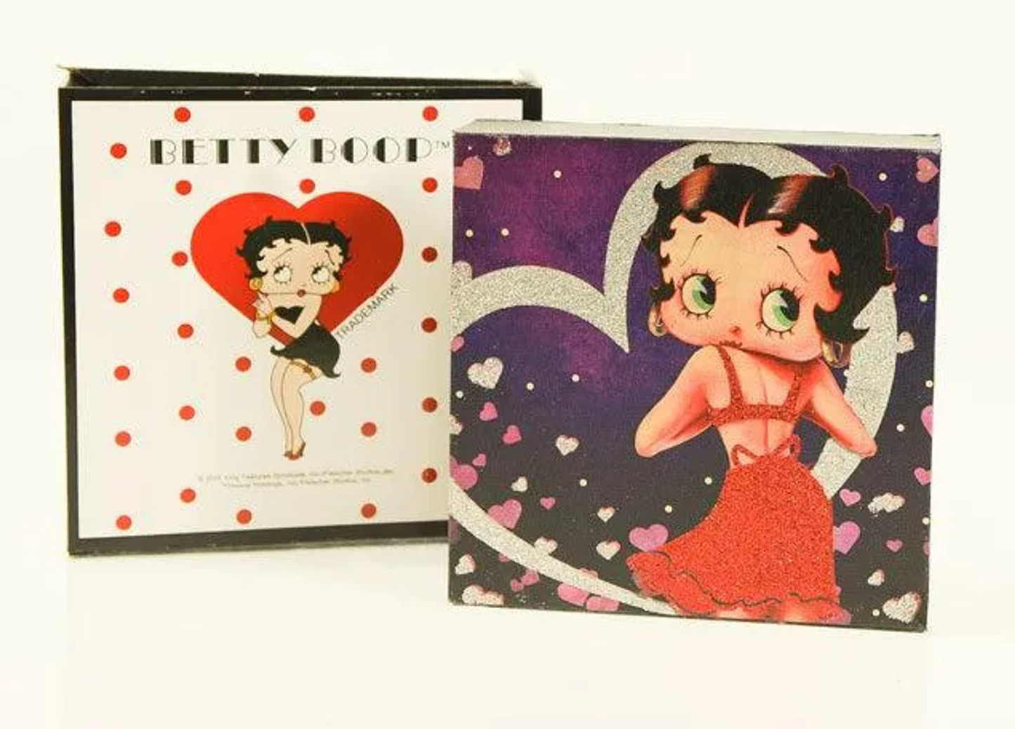 Westland Betty Boop Lovely In Red Glitter Canvas