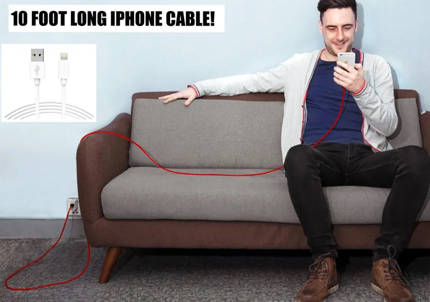 XL 10FT Long Lightning Charger