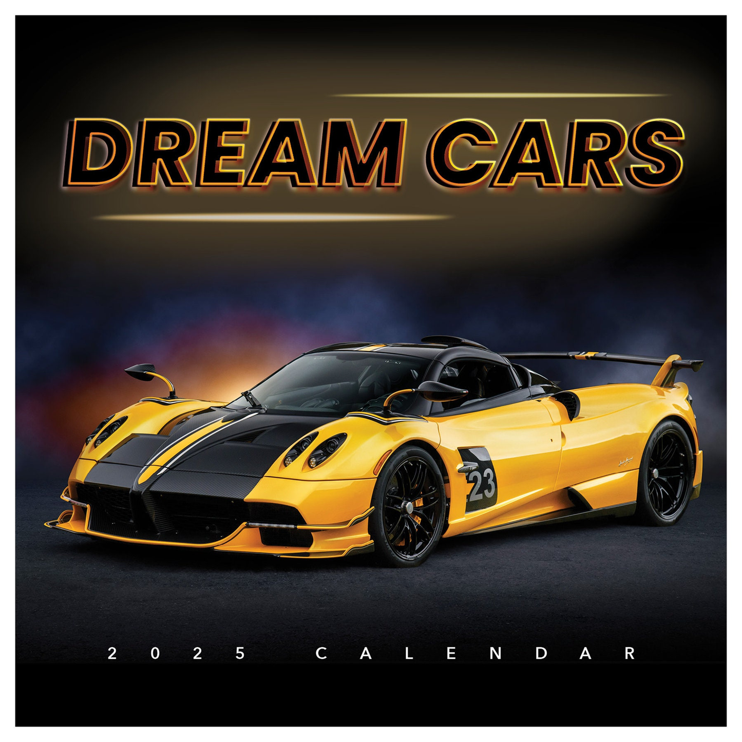 2025 Dream Cars Wall Calendar