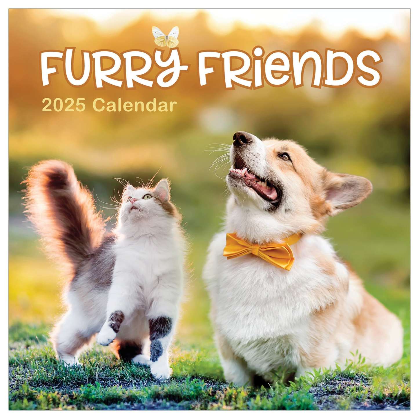 2025 Furry Friends Wall Calendar