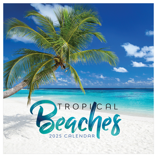 2025 Tropical Beaches Wall Calendar