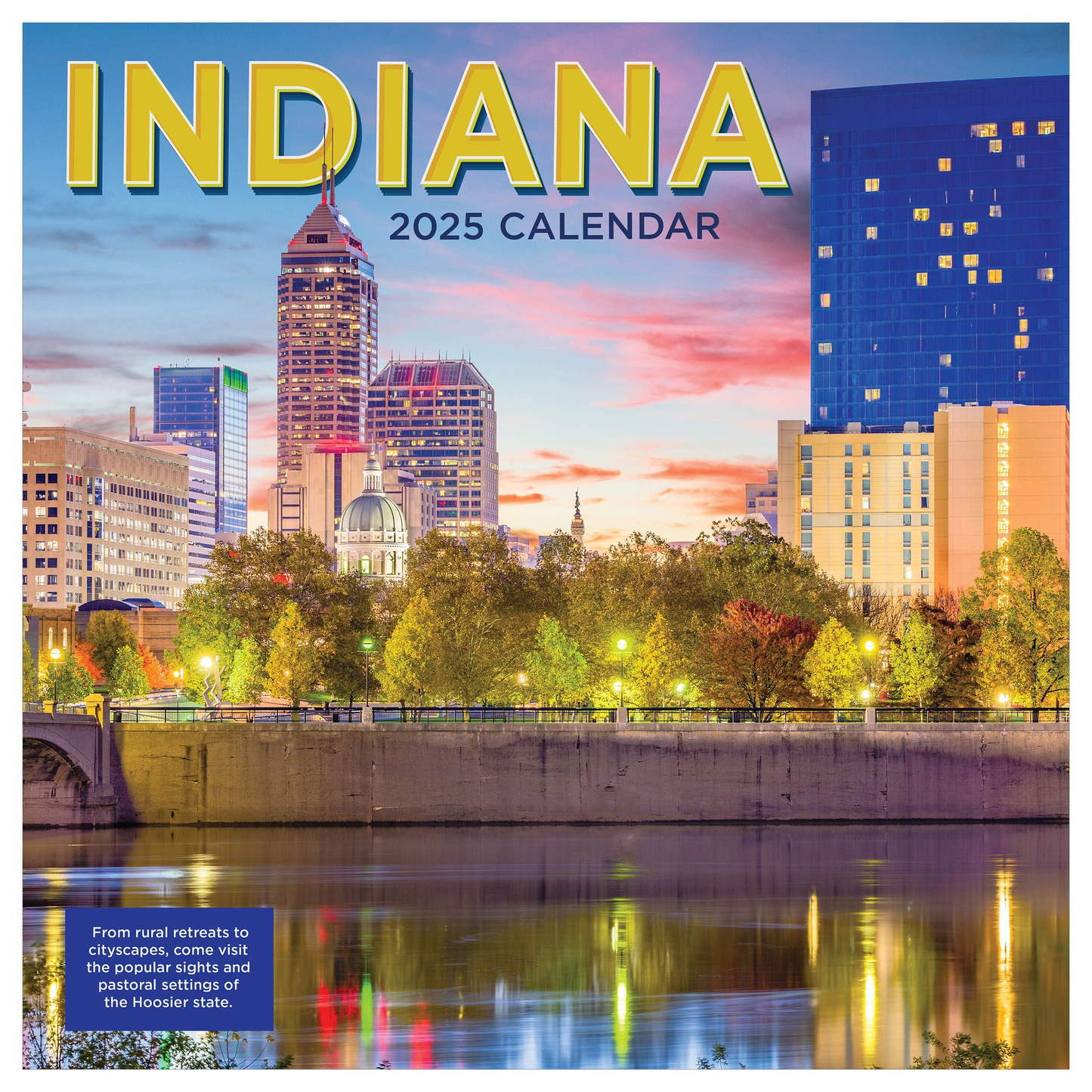 2025 Indiana Wall Calendar