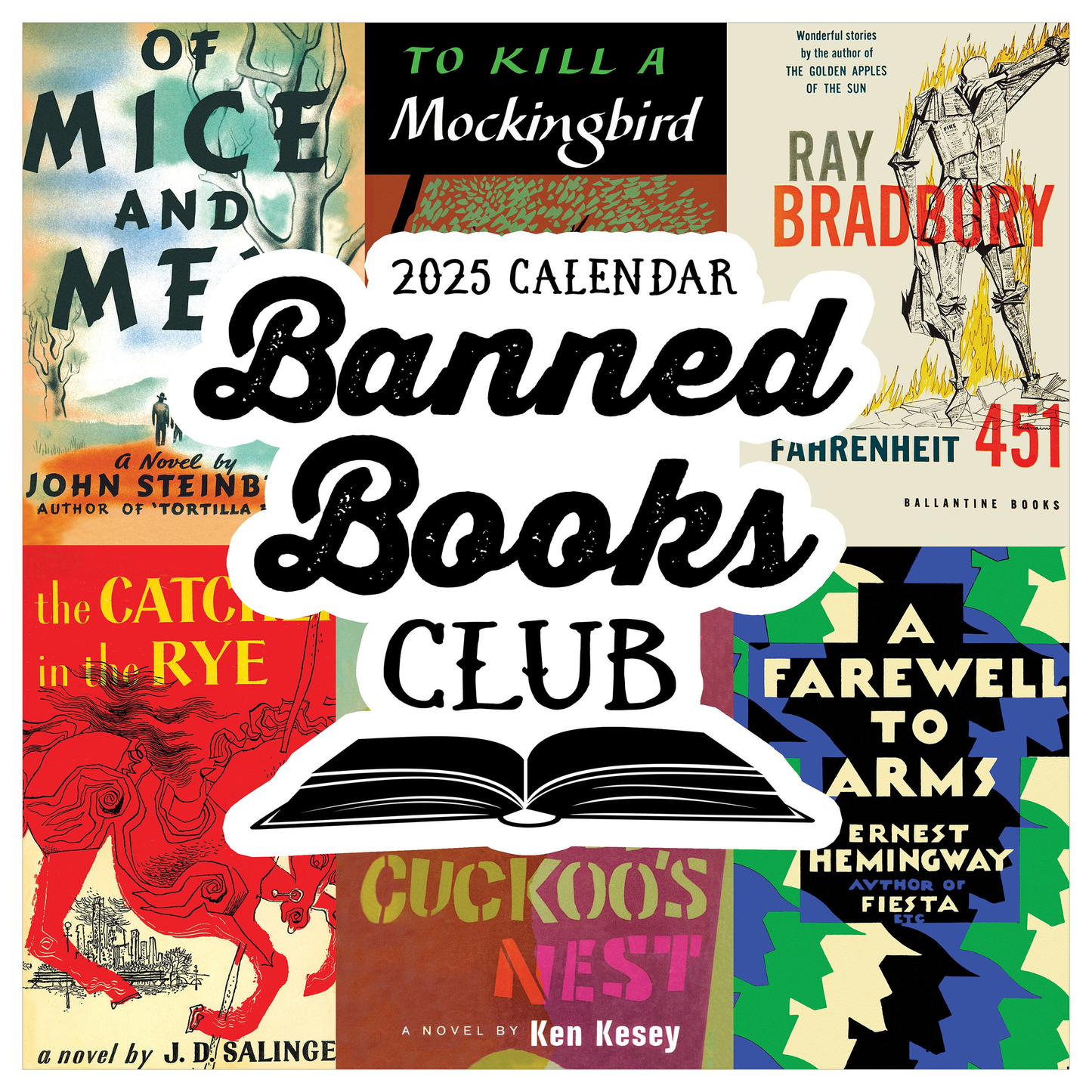 2025 Banned Book Club Wall Calendar