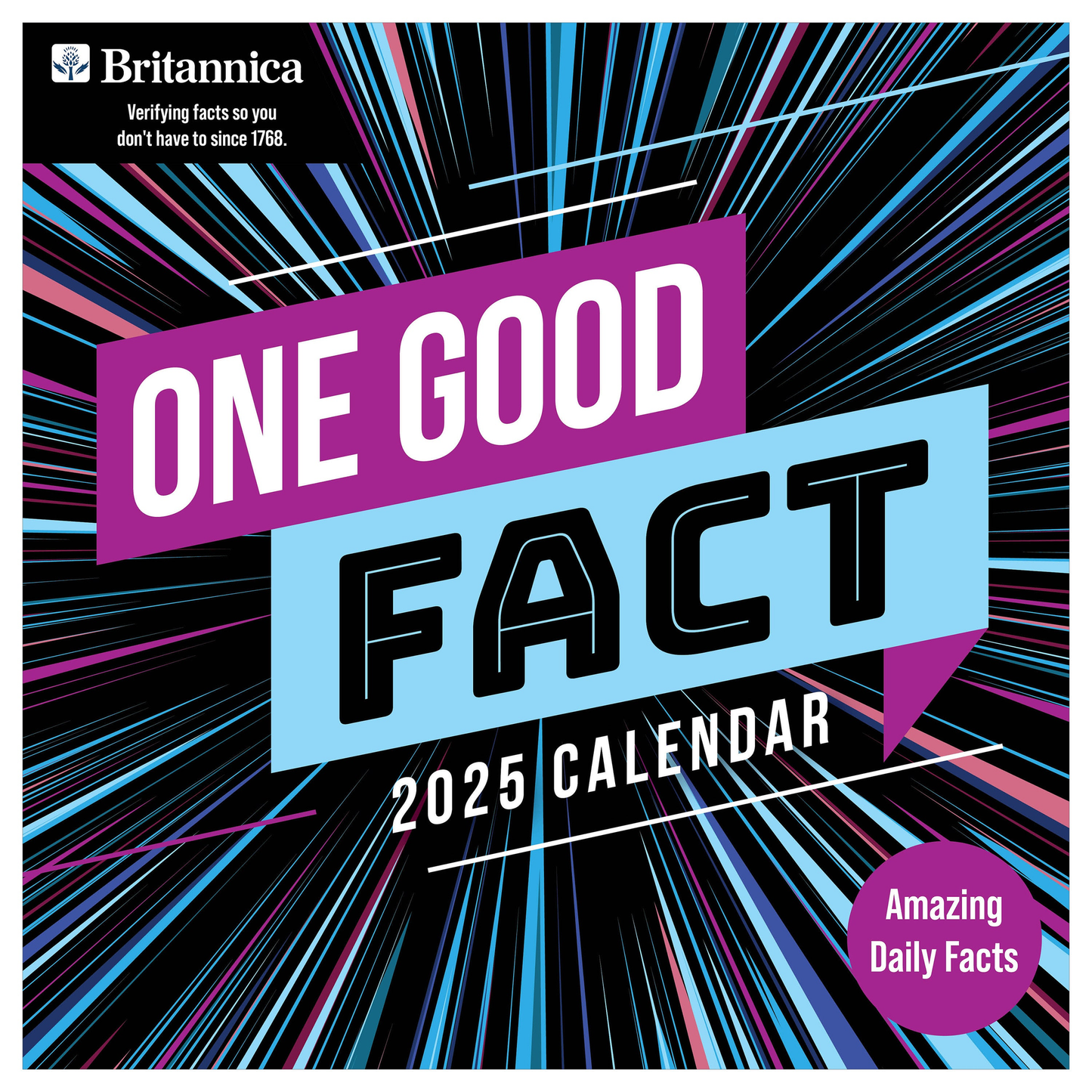 2025 One Good Fact Wall Calendar