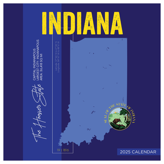 2025 Home: Indiana Wall Calendar