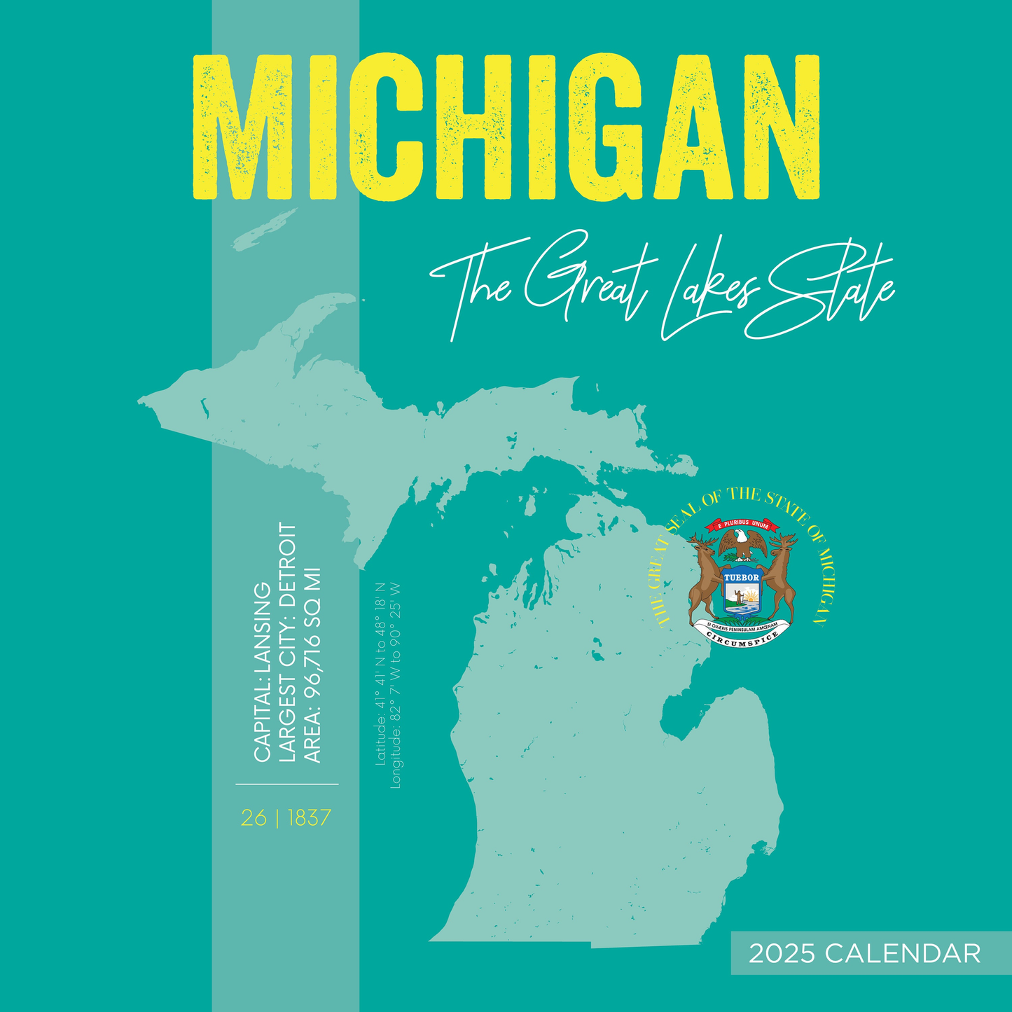 2025 Home: Michigan Wall Calendar