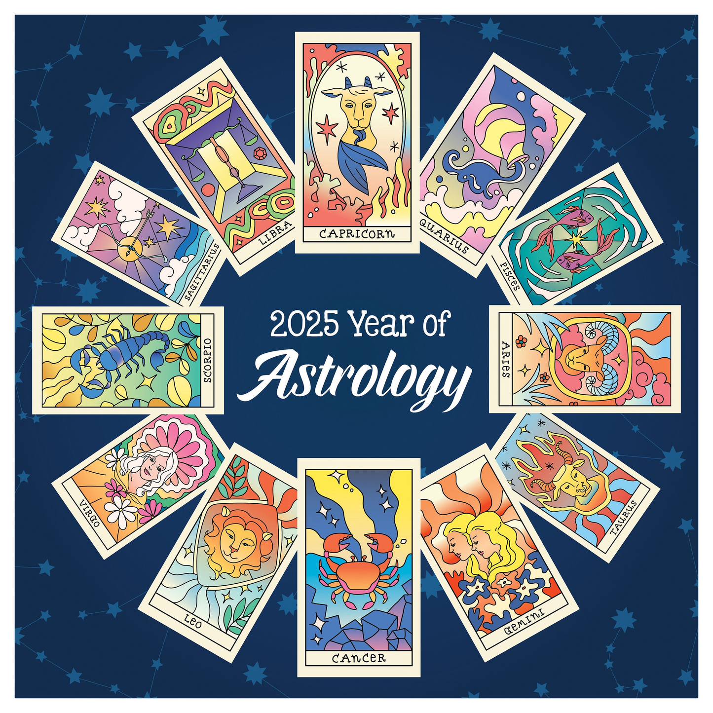 2025 Astrology Wall Calendar