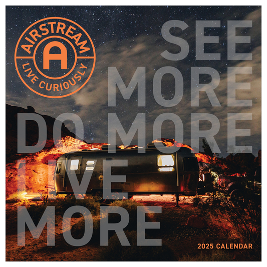 2025 Airstream: Live Riveted Wall Calendar