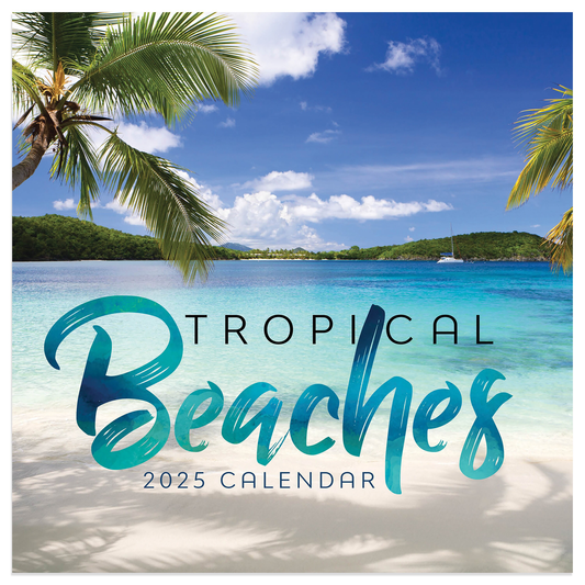 2025 Tropical Beaches Mini Calendar