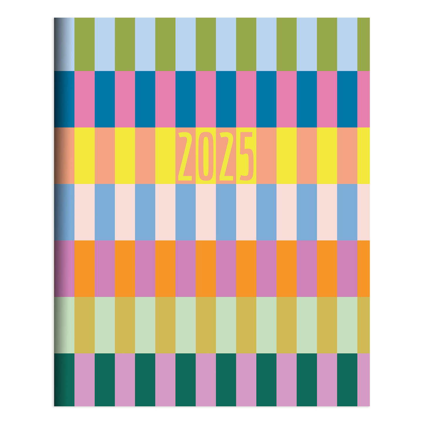 2025 Color Stacks Medium Monthly Planner