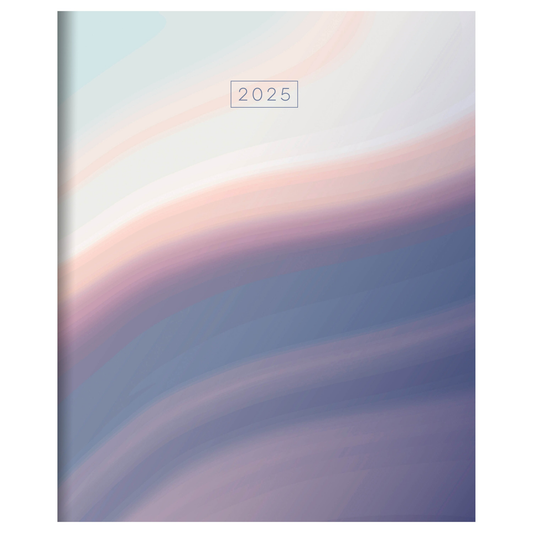 2025 Hazy and Purple Large Monthly Planner