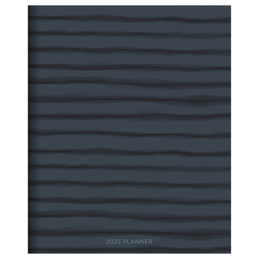 2025 Naval Stripes Large Monthly Planner