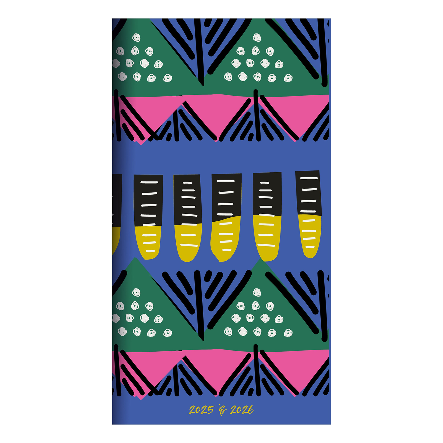 2025-2026 Bright Tribal Small Monthly Pocket Planner