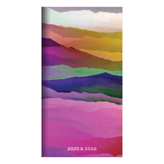 2025-2026 Purple Mountain Majesty Small Monthly Pocket Planner