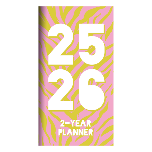 2025-2026 Sassy Zebra Small Monthly Pocket Planner