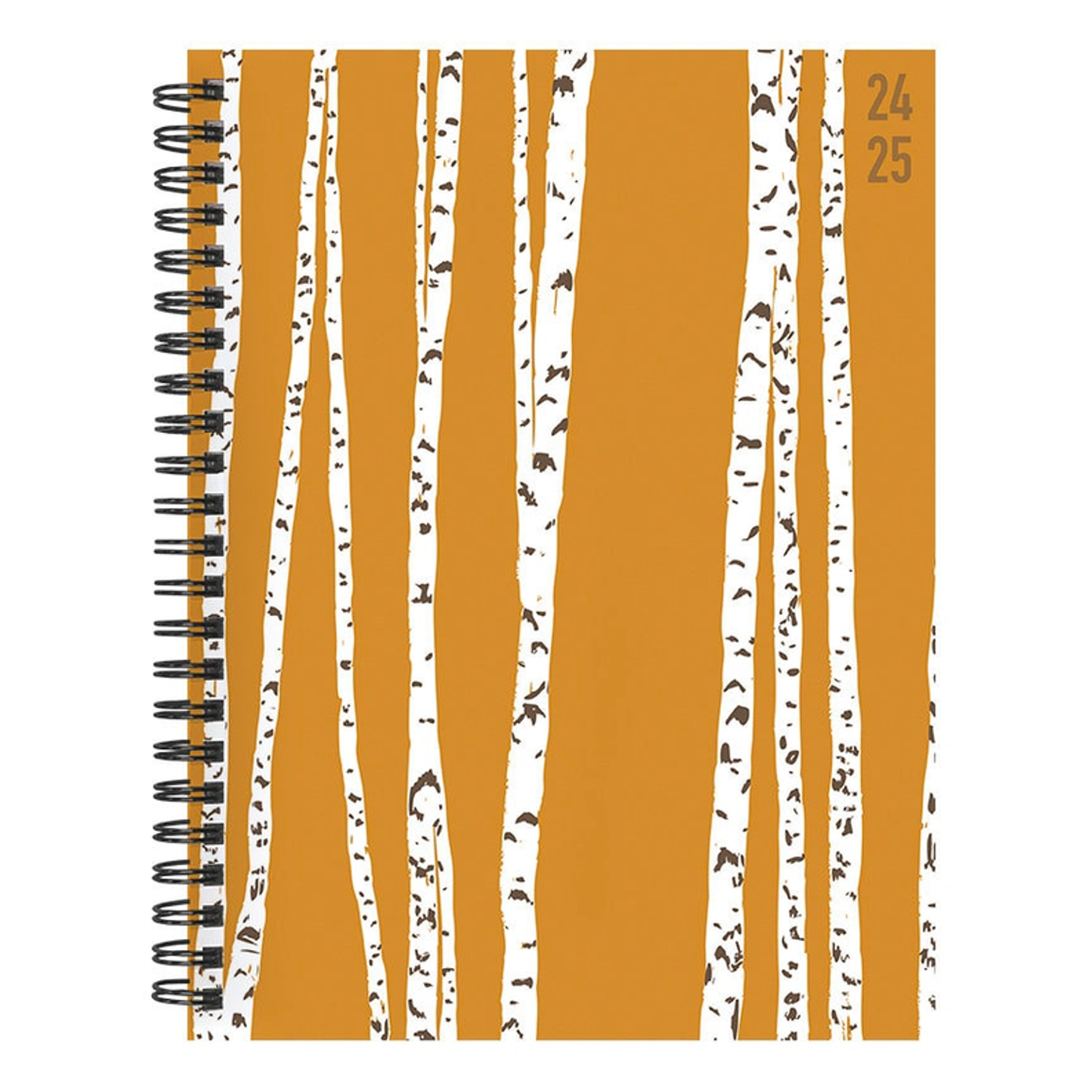 July 2024 - June 2025 Aspen Trees Medium Weekly Monthly Planner