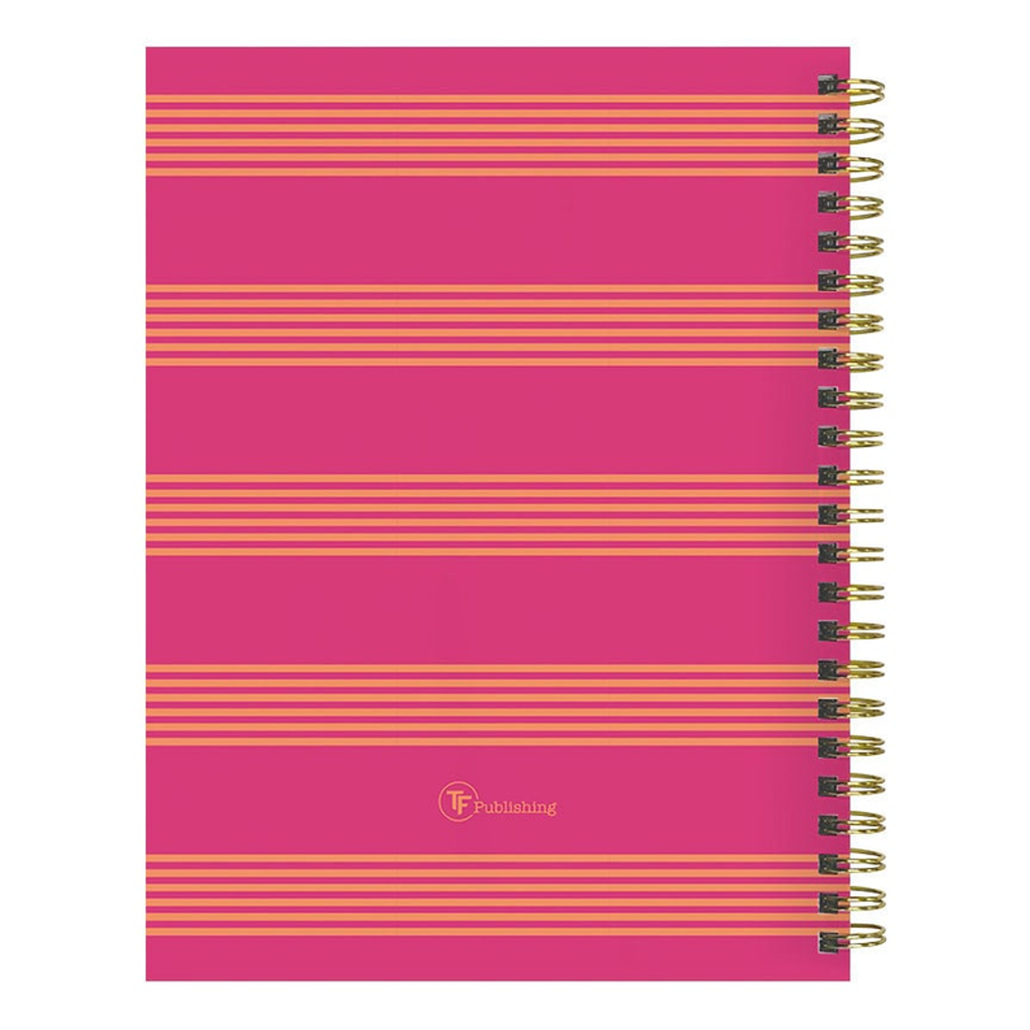 July 2024 - June 2025 Cabana Stripe Medium Weekly Monthly Planner