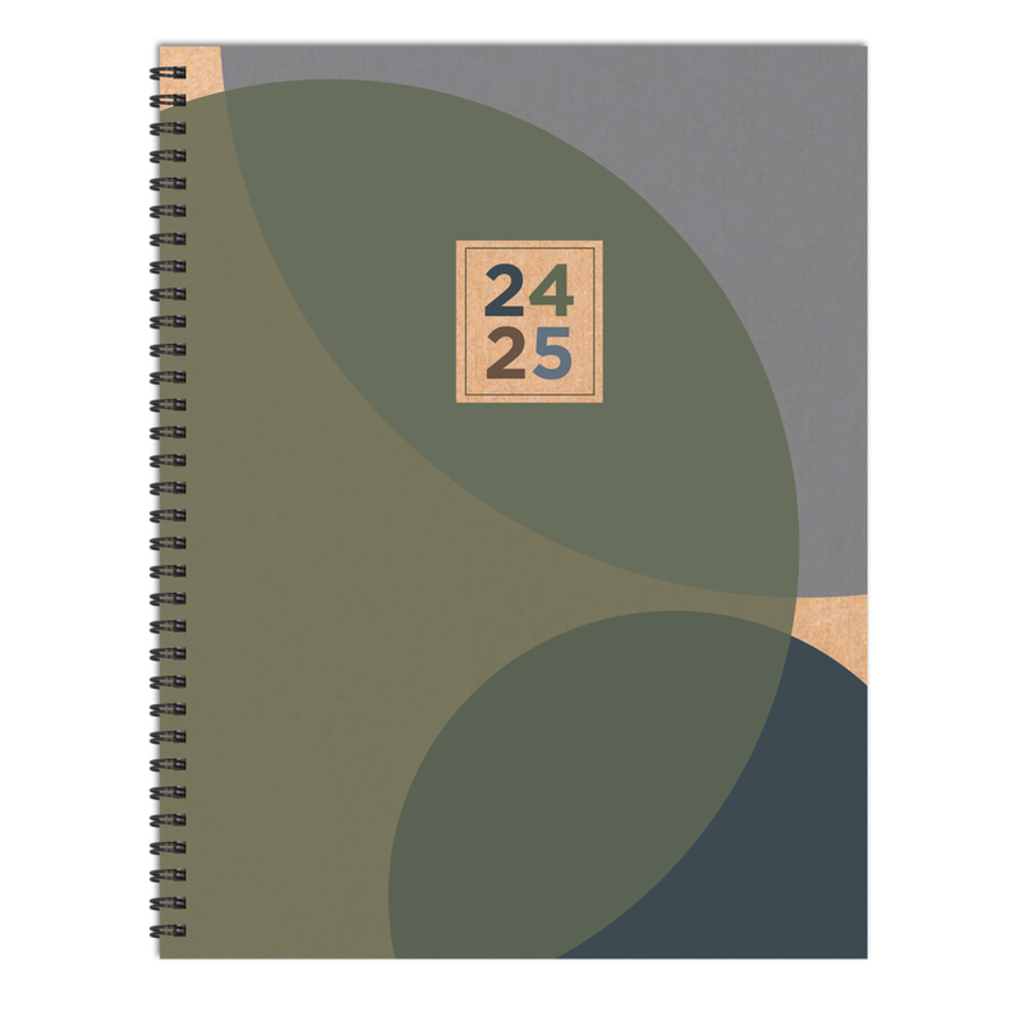 July 2024 - June 2025 Venn Diagram Large Weekly Monthly Planner