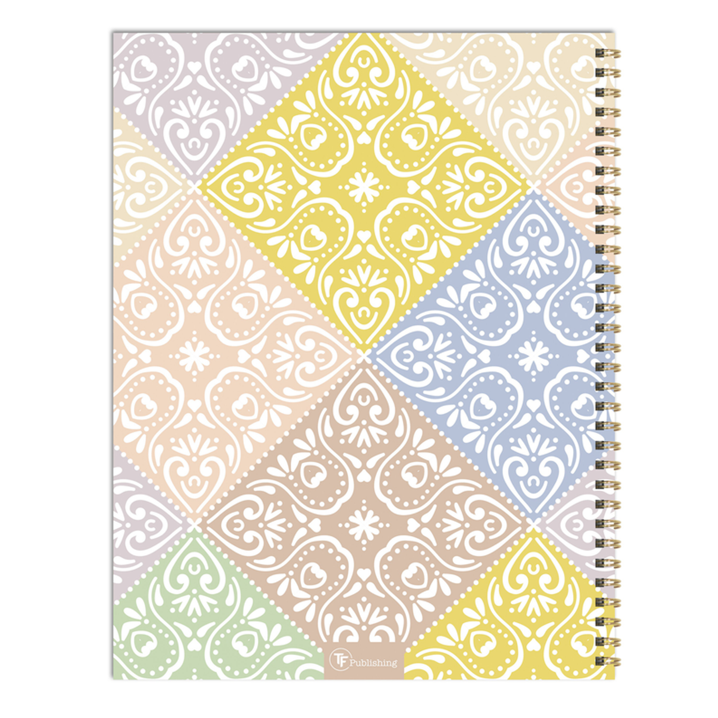 July 2024 - June 2025 Byzantine Tile Large Weekly Monthly Planner