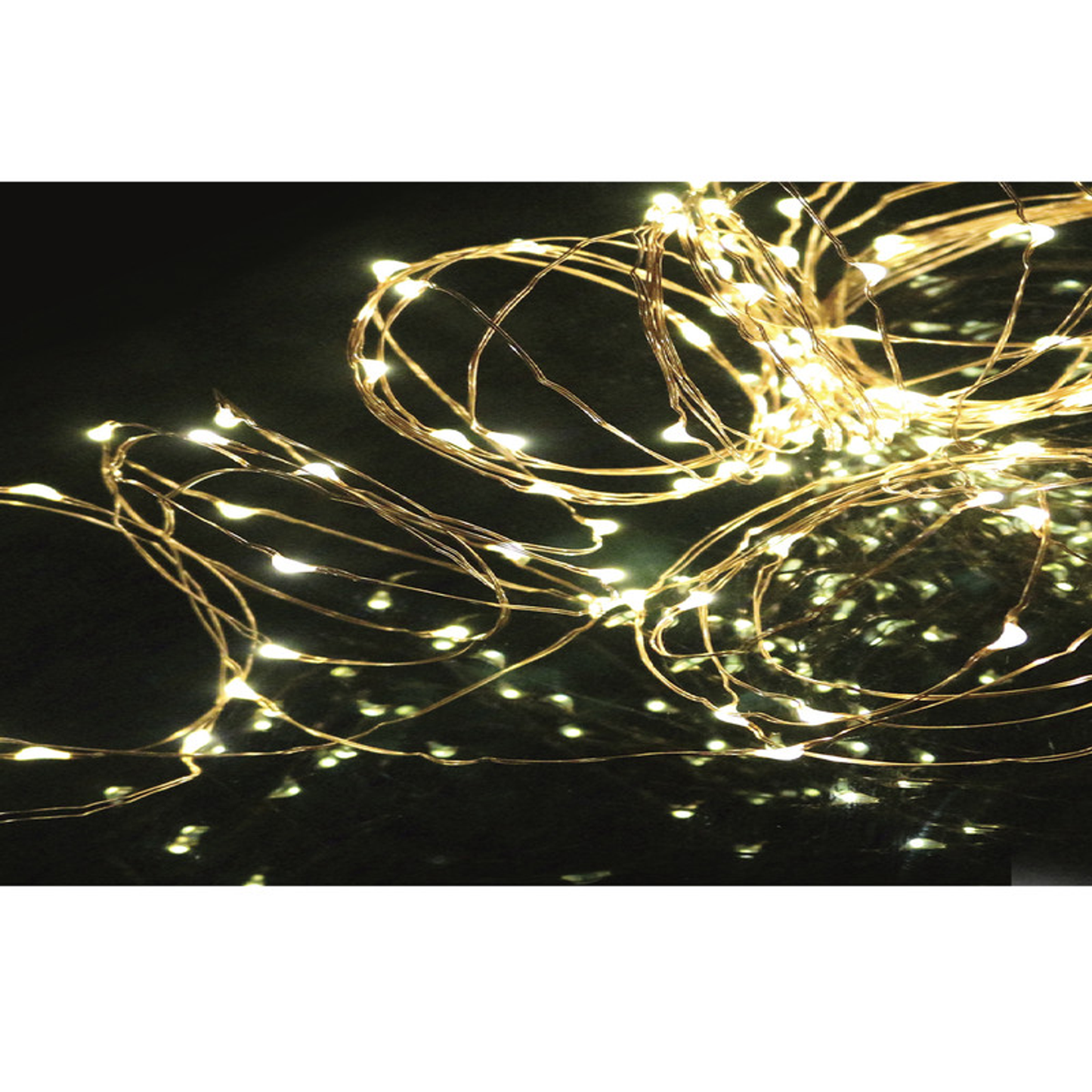 10 FT USB Powered Dim White String Lights on Copper Wire