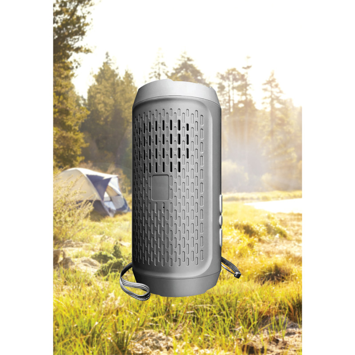 Excursion Boom Circular Bluetooth Speaker Gray