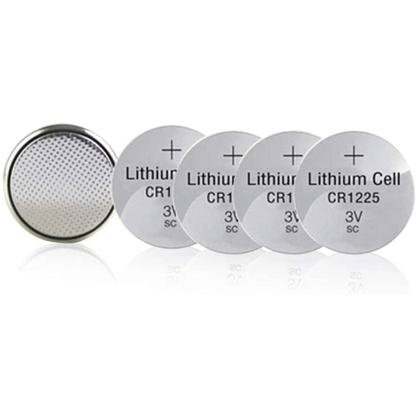 5-Pack Lithium CR1225 3V Battery for Key Fobs, Calculators