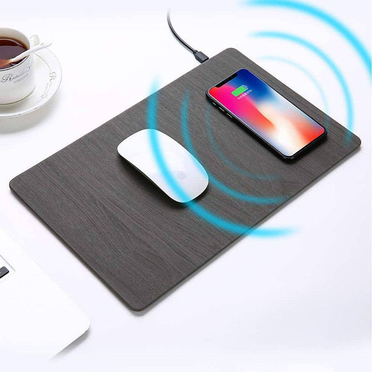 2 in 1 Wireless Charger Mouse Pad