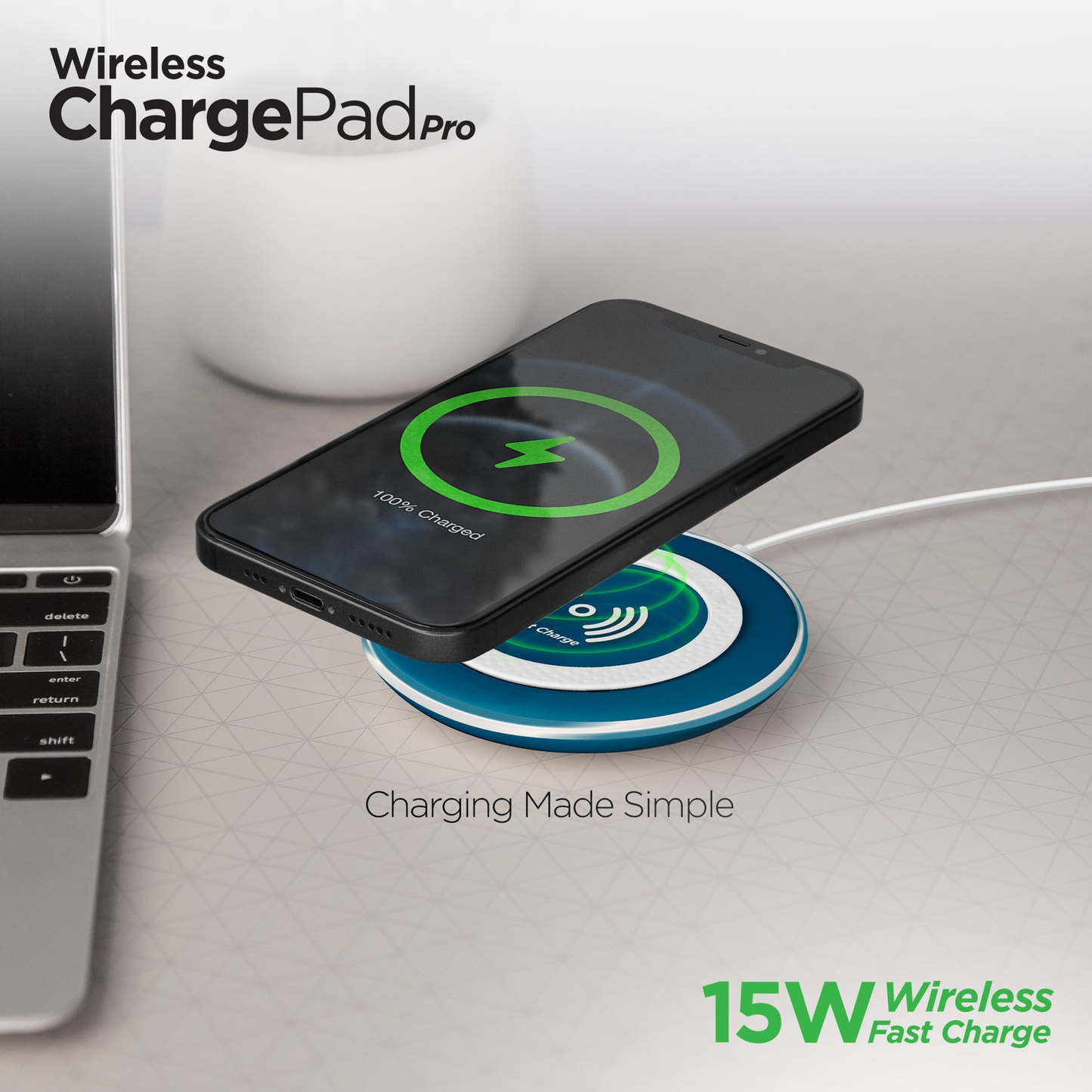 HyperGear ChargePad Pro 15W Wireless Fast Charger