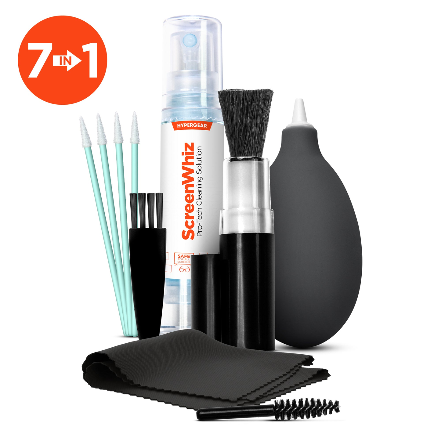 HyperGear ScreenWhiz 7-in-1 Complete Tech Cleaning Kit