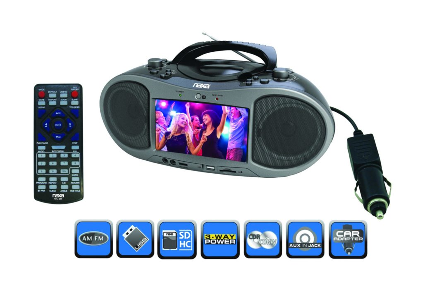 Bluetooth DVD Boombox