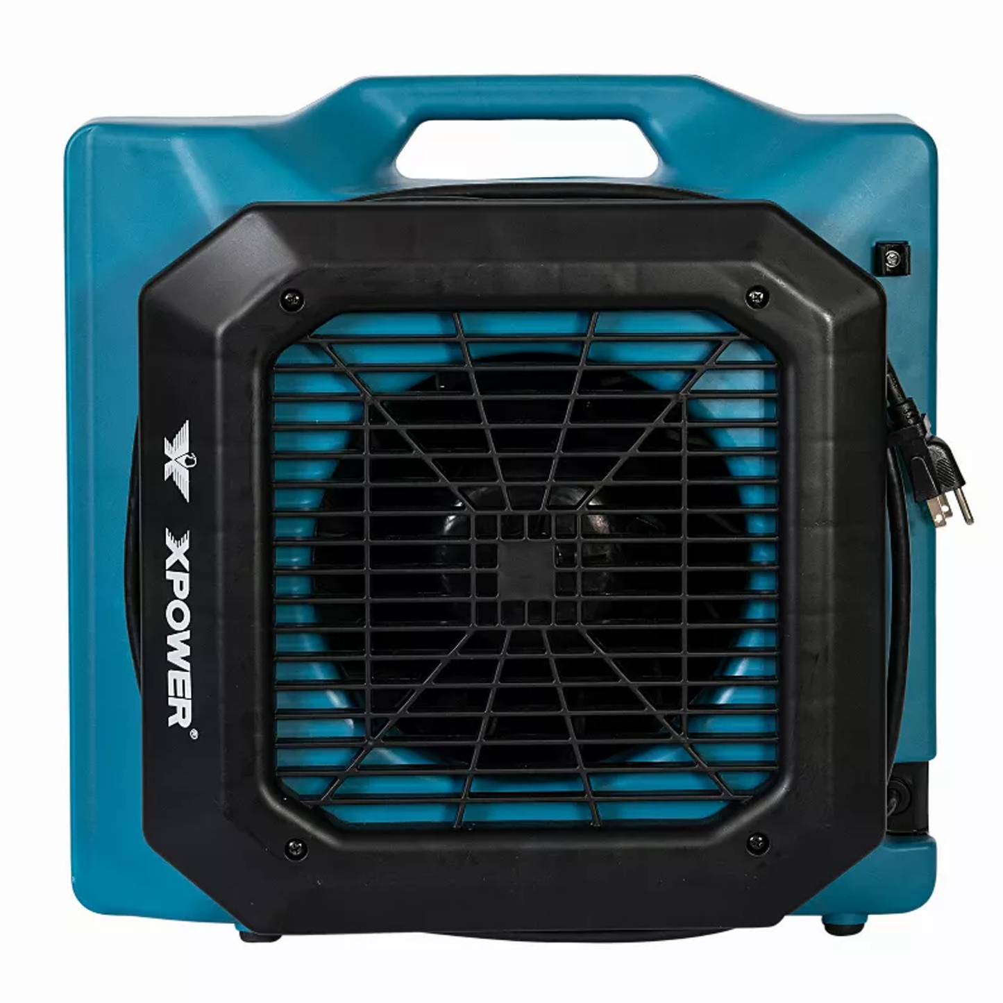 XPOWER PL-700A 1/3 HP 1050 CFM 3 Speed Low Profile Air Mover, Floor Fan, Carpet Dryer with Built-in Power Outlets