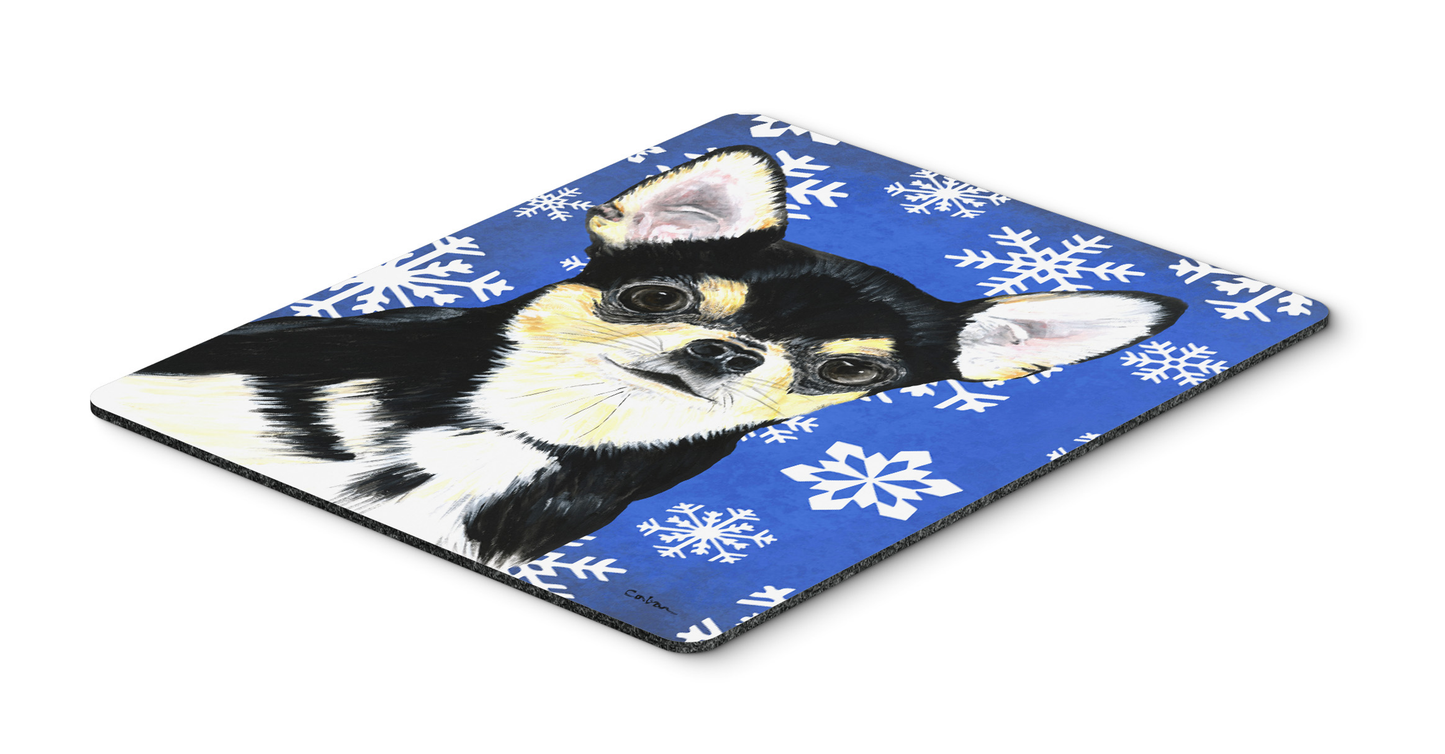 Christmas Dog Breed Mouse Pad, Hot Pad or Trivet