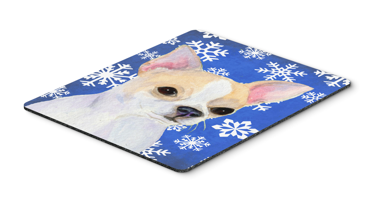 Christmas Dog Breed Mouse Pad, Hot Pad or Trivet