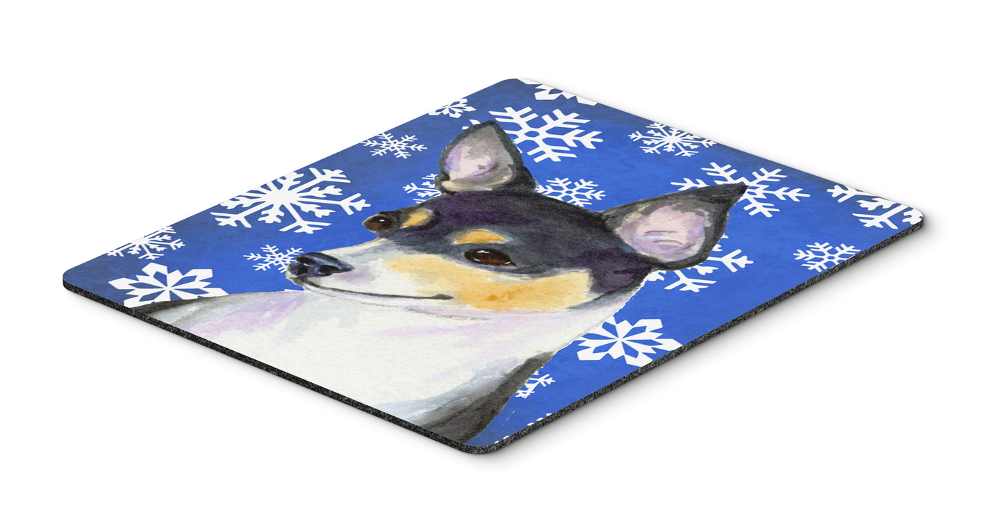 Christmas Dog Breed Mouse Pad, Hot Pad or Trivet