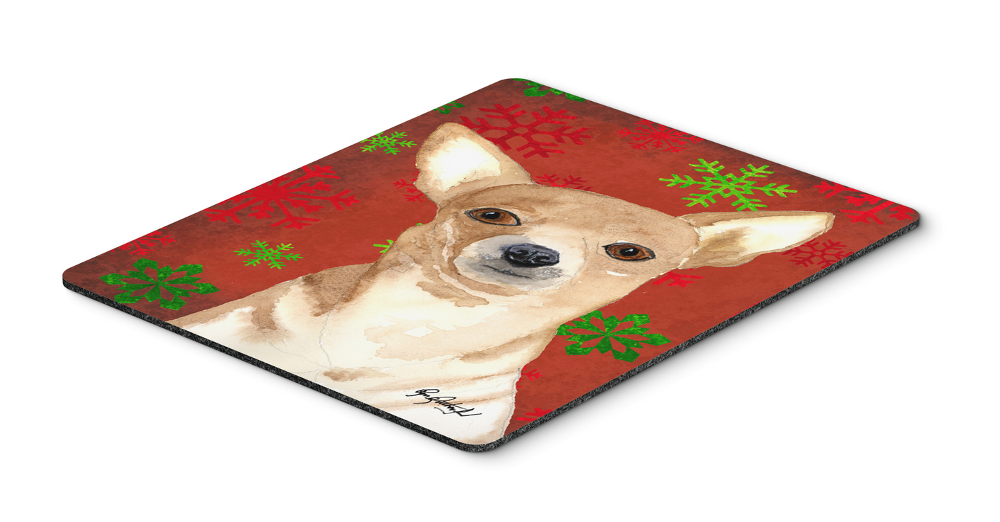 Christmas Dog Breed Mouse Pad, Hot Pad or Trivet