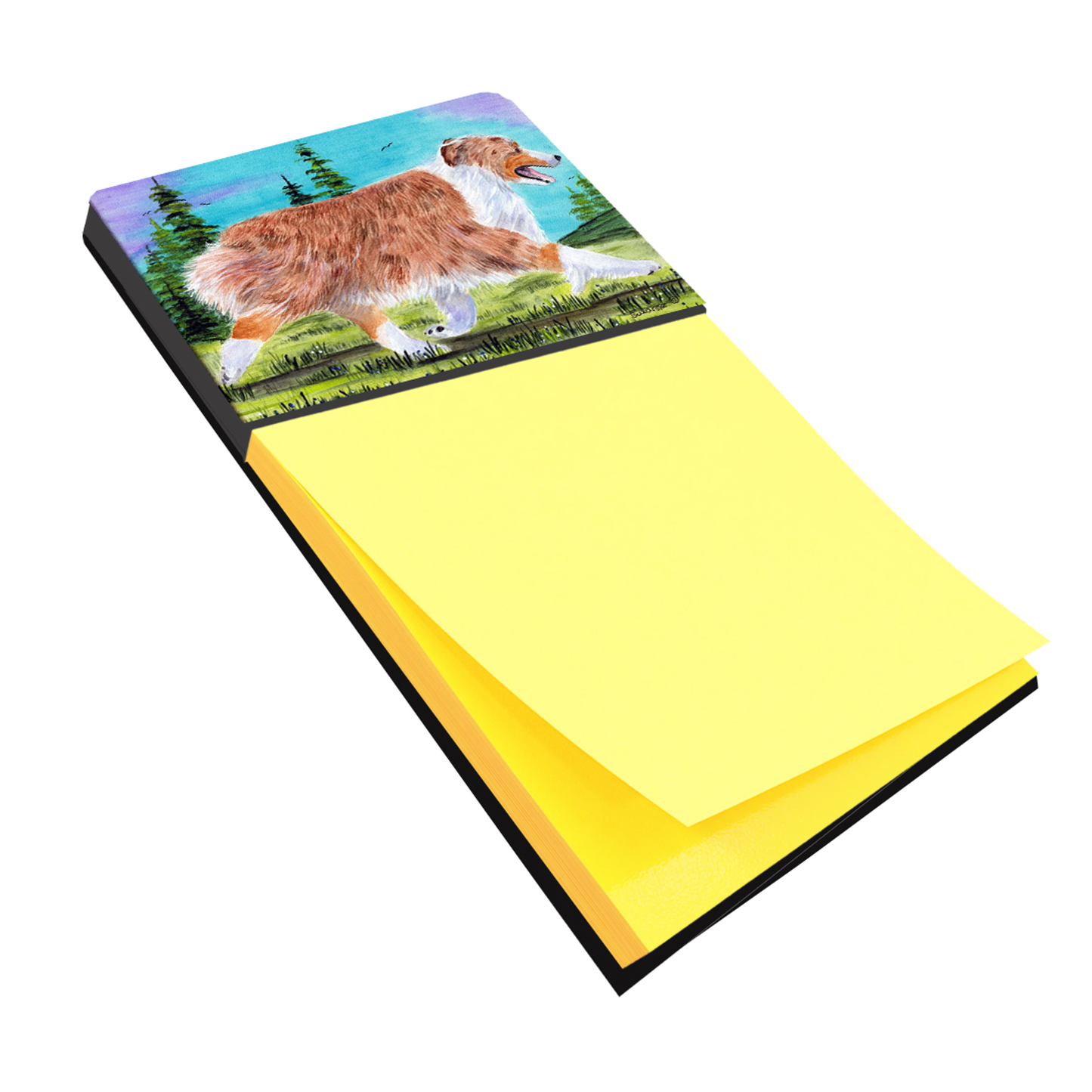 Australian Shepherd Sticky Note Holder