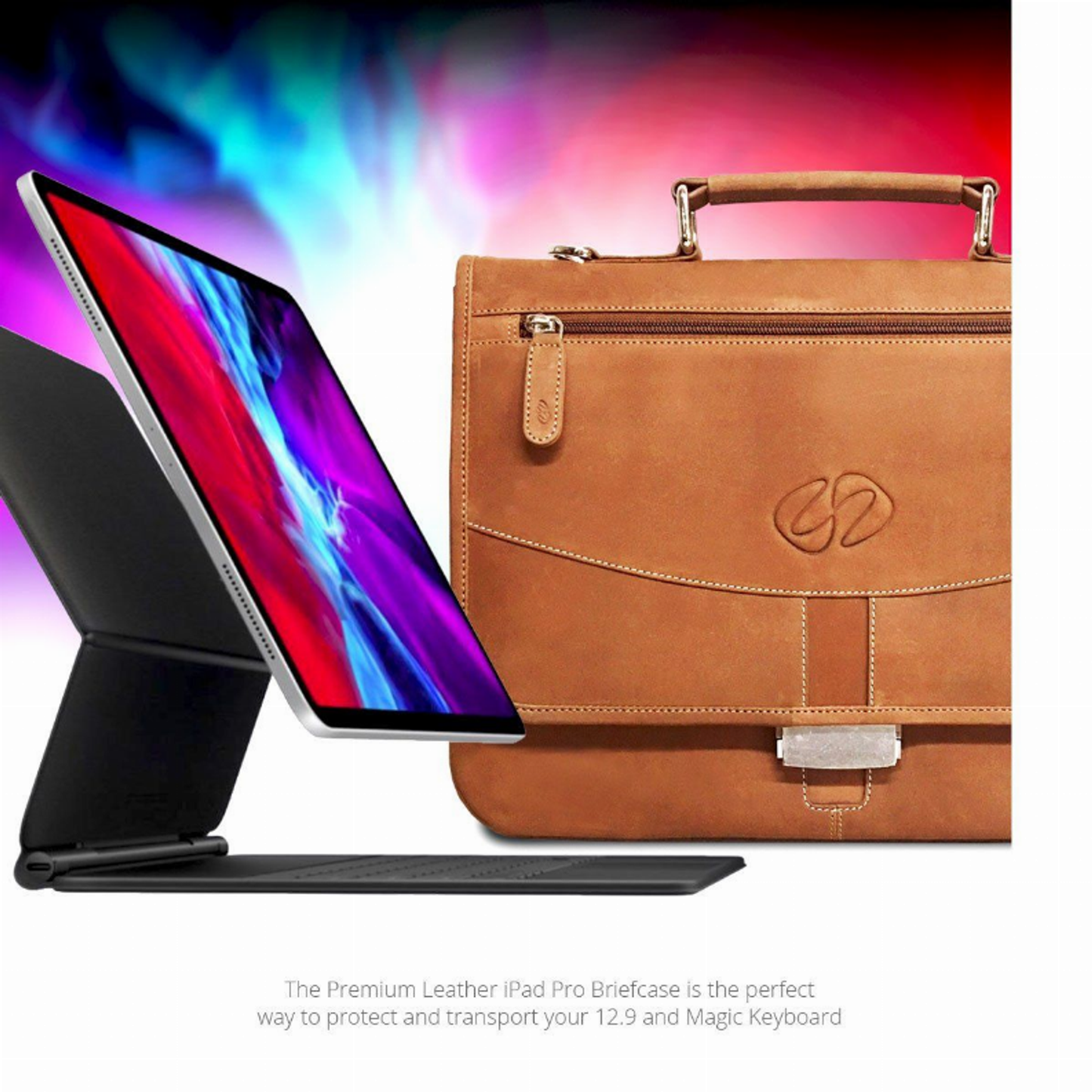 MacCase Premium Leather iPad Pro Briefcase