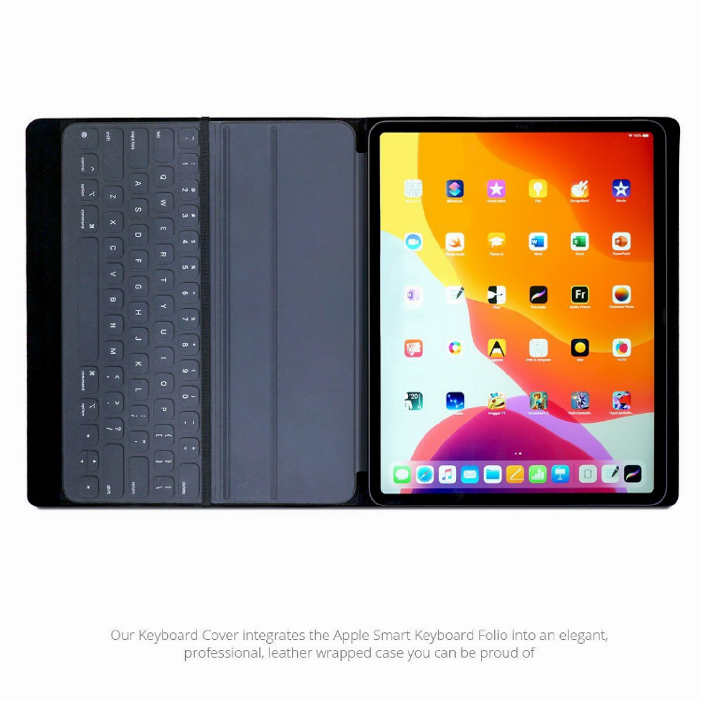 MacCase Premium Leather Gen 3 iPad Pro 12.9 Keyboard Cover