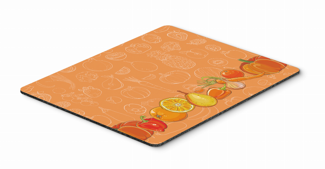 Fruits and Vegetables Mouse Pad, Hot Pad or Trivet