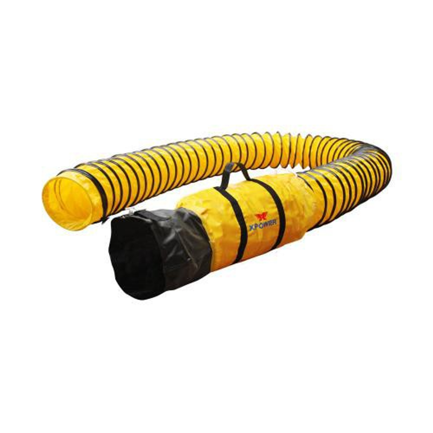 XPOWER Extra Flexible 8" Diameter 25 Ft Ventilation PVC DUCT HOSE - Size: 25FT | Pack Of: 1