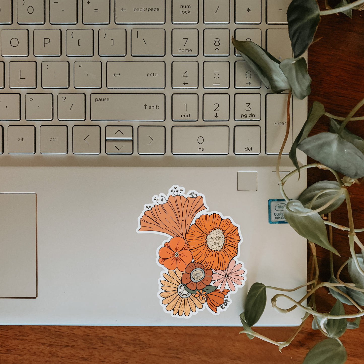 Floral Sticker