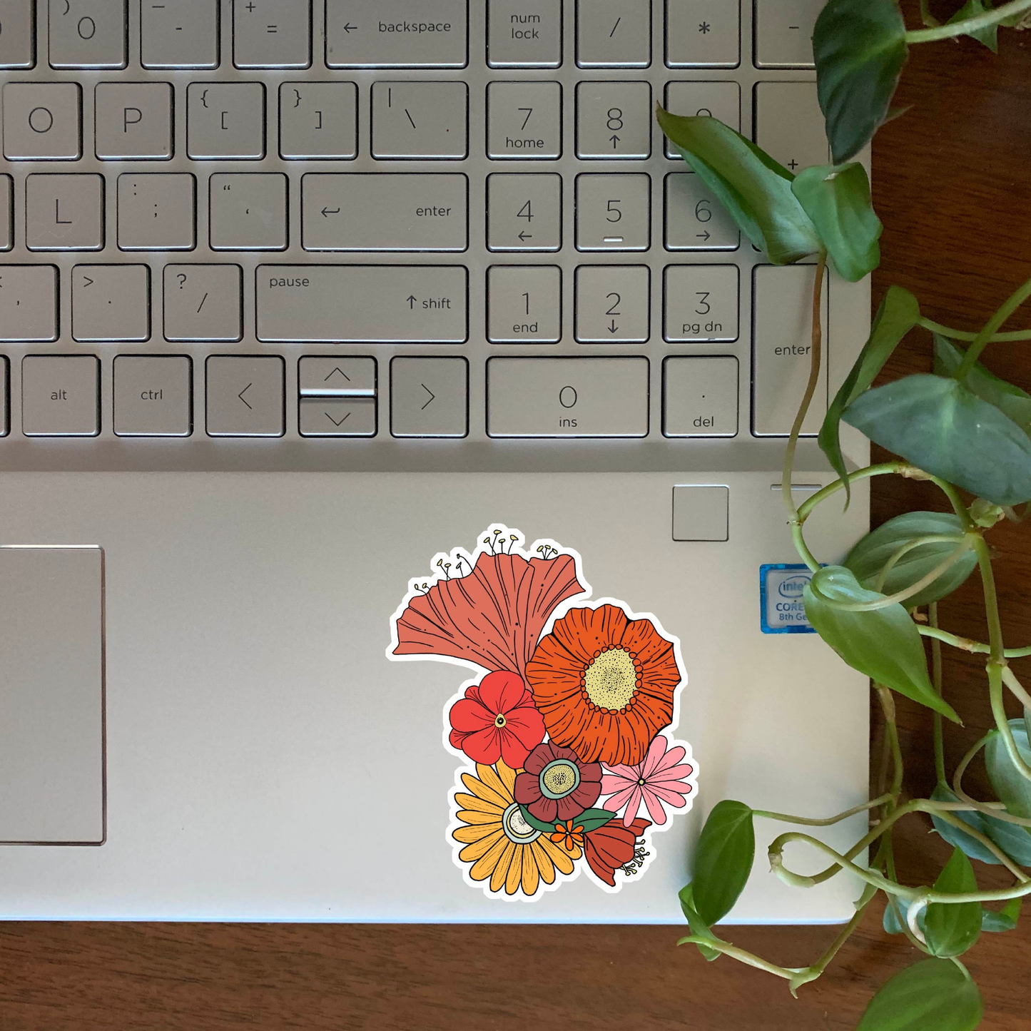 Floral Sticker