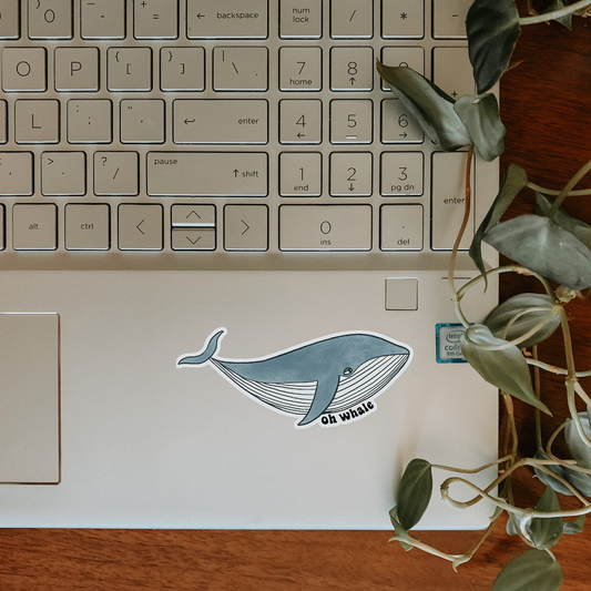 Oh Whale Sticker