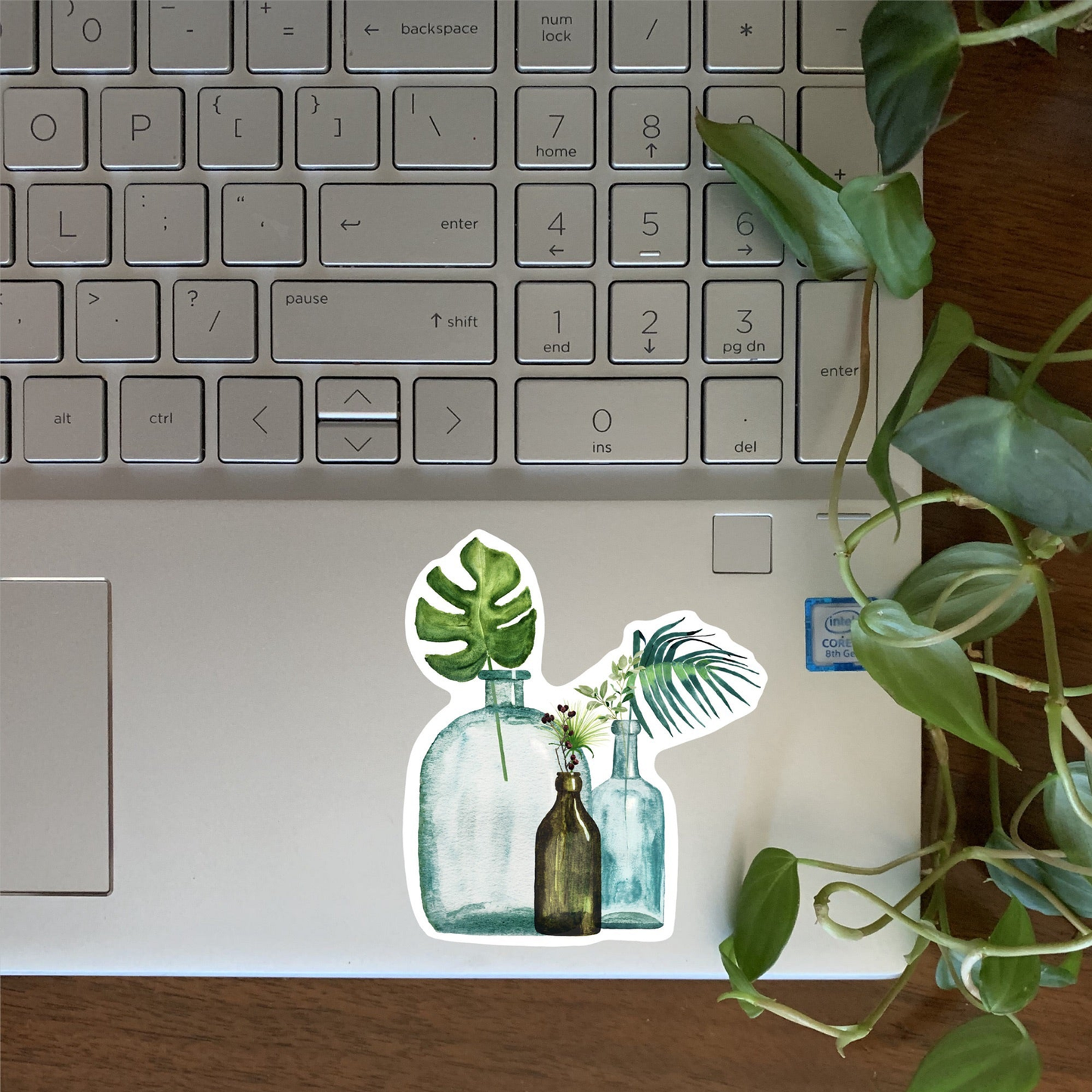 Bottled Leaves Sticker