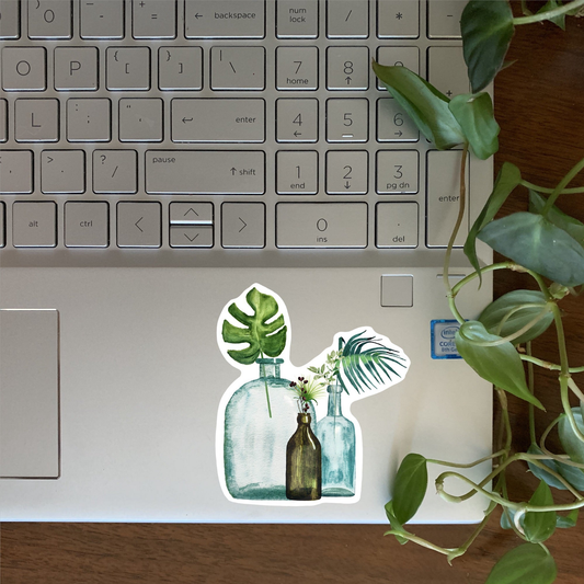 Bottled Leaves Sticker