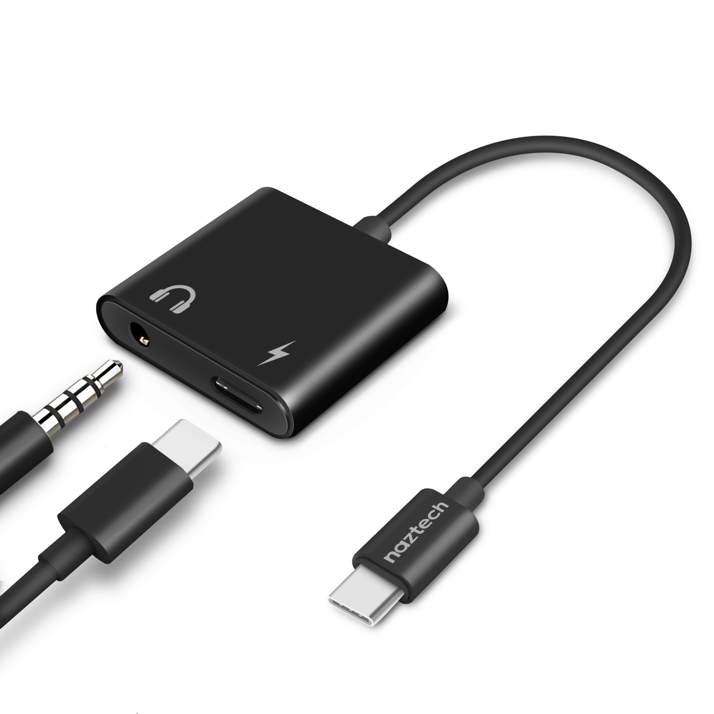 USB-C & 3.5mm Audio + Charge Adapter